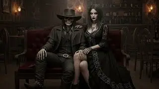 Outlaw Dark Country Minor Track with Haunted Roads and Lonely Soul Reflection