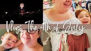 Vlog: 4th of July | Boscovs |Target Dressing Room Try on | Fire works were attempted.