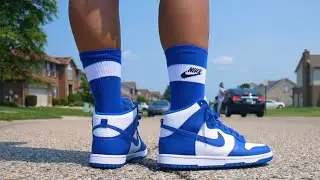 Nike Dunk &ldquo;Kentucky&rdquo; (Game Royal) On Feet Review !! ~ Chanze Aurel
