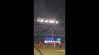 Malkhambh at sunset in Jaipure Army Day closing ceremony