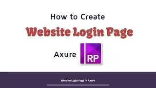Axure RP Login Page Website