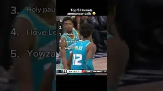 Top 5 hornets announcer moments 😂
