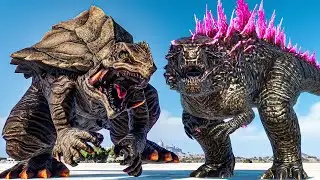 Godzilla vs Gamera &ndash; Kaiju Battle for Jurassic Park! | JWE2 Mods