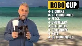 ROBOCUP CADDY BEST CUP HOLDER - FISHING, BOATING, DRUMSTICKS, WHEELCHAIR, WALKER