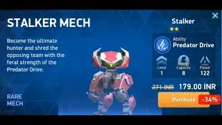 MECH ARENA / STALKER MECH UNLOCK & TESTING /