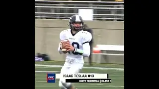 Isaac TeSlaa - Selected by Detroit Lions | Hudsonville Unity Christian Footage