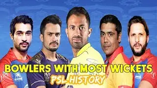 Top 10 Bowlers with Most Wickets in PSL History