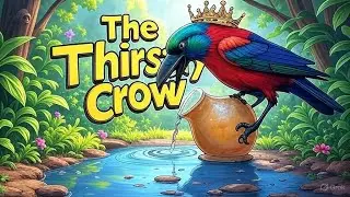 The Thirsty Crow | A Classic Moral Story For Kids | Animated Fable