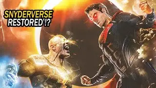 ВОССТАНОВЛЕНИЕ SyderVerse &mdash; БЕЗУМНОЕ ОБНОВЛЕНИЕ! Чёрный Адам против Супермена! Netflix вернёт Sny...