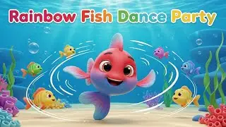 Rainbow Fish Dance Party | Fun Ocean Dance & Music Adventure for Toddlers | Nursery Rhyme for Kids