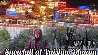 Vaishno Devi Tour with Heavy snowfall 🌦,24th January 2026#jammu #subscribe 👈#like 💗