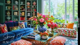 Luxury Spring Decorating with Chinoiserie | Silk, Porcelain & Luxe Styling Ideas