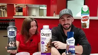 Review & Taste Test - Best Protein Shakes | Quest vs Power Core vs Ensure vs Boost