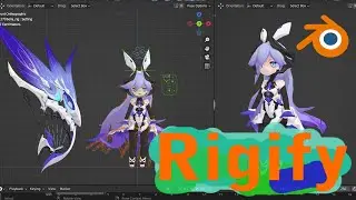How to rig MMD Character Bella from Honkai