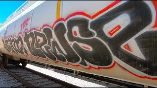 Graffiti Freight Train Watching #3 But TANKER GRAFFITI!