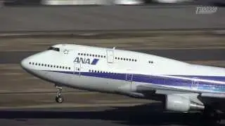 【心の翼プロジェクト】ANAボーイング747-400 卒業フライト in 福島空港 遊覧飛行出発編