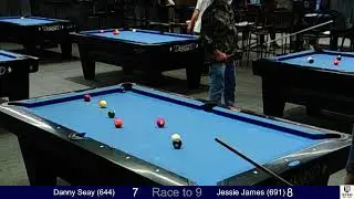 Tiltproof Amateur Billiards Tour Stop #2 of 10 Danny Seay vs Jessie James