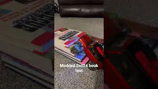 The book test! #axial #scx24 vs #traxxas #trx4m I&rsquo;m sure the scale difference played a factor