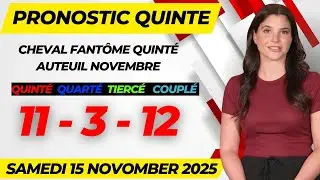 Pronostic Quint&eacute;+ Auteuil 15 Novembre | Prix Count Schomberg
