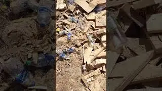 What Framers in Louisiana (with Texas trucks) call Job Site Cleanup!