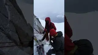 Pitch 2 of Ch&egrave;r&eacute; couloir (Triangle du Tacul, Chamonix) - 2024.02.21