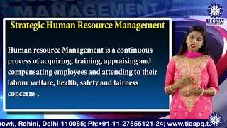 BBA || Ms. Neha Gupta || Strategic Human Resource Management || TIAS || TECNIA TV