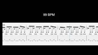 Drop-D Downpicking Pedal Riff