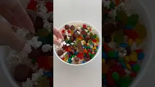 *ASMR* CANDY POPCORN MIX! #asmr #restock #kitchen #popcorn #candy #snacks #snackmix