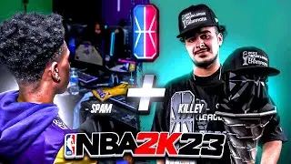 SPAM PLAYS W/ KILLEY ($500,000 3V3 NBA2KLEAGUE CHAMPION) AGAINST OTHER PROS IN COMP PRO-AM! NBA 2K23