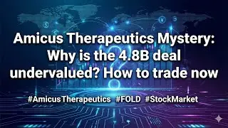[Fullver] Загадка Amicus Therapeutics: почему сделка на 4,8 млрд долларов недооценена? Как торгов...