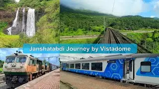 Magnificent Mumbai to Ratnagiri VISTADOME Journey by #01151 Mumbai Goa Jan-Shatabdi Special!! 🚂