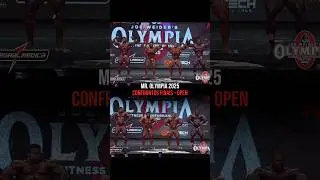 Confronto Open Bodybuilding nas finais do Mr. Olympia 2025! #mrolympia #open #bodybuilding
