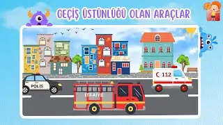✨Trafikte Geçiş Üstünlüğü Olan Araçlar 🚒 🚓