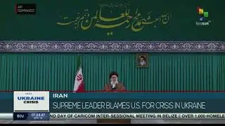 Iran's supreme leader blames U.S. for Ukraine crisis