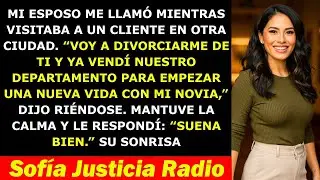 Mi Esposo Me Llamó: “Te Voy a Divorciar y Ya Vendí el Departamento” — Se Rió, Pero Entonces…