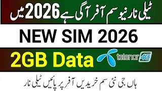 telenor new sim offer 2026 | telenor ki new sim offer 2026 code