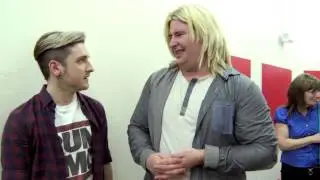 Roger Boyd interview backstage at The Voice of Ireland