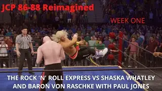 WWE 2K22 | JCP 1986-1988 Reimagined | Rock 'n' Roll Express vs Shaska Whatley and Baron Von Raschke