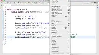 Day-4 #String #Reference comparison and #Object comparison in #Java.