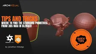 Where to Find the Standard Primitives from 3ds Max in Blender