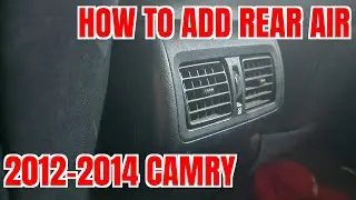 Установка задней подушки безопасности на Camry 7-го поколения 2012-2014 годов выпуска