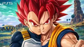PELEA de DIOSES - Vegeta ssj DIOS vs Goku ssj DIOS GAMEPLAY ULTRA REALISTA