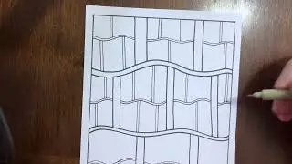 Zentangle drawing of the day | Zentangle lovers | easy Zentangle pattern for beginners | Zendoodler