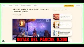 NOTAS DEL PARCHE 0.200 | PALIA COMUNIDAD ESPA&Ntilde;OLA