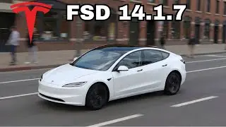 I Tested Tesla FSD 14.1.7 At Night&mdash; The Braking Problem Is Finally Gone!