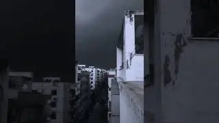Dark weather before the rain 🌧️  #shortsvideo #city #weather #clouds #dark