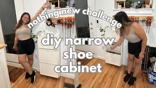 building a narrow shoe cabinet from scratch *nothing new challenge*