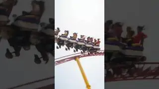 Heart-Stopping Moment: Roller Coaster Crashes! #RollerCoaster #RideFail #Derailment #Themepark