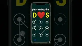 D❤️S pattern lock password || #shortsfeed #youtubeshorts #shorts #short #viral #ytshorts