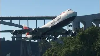 unexpected incident when the plane was shaken by the wind / game